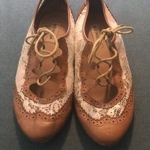 Not Rated Shoes - Oxford Lace Flats Not Rated Shoes - Oxford Lace Flats